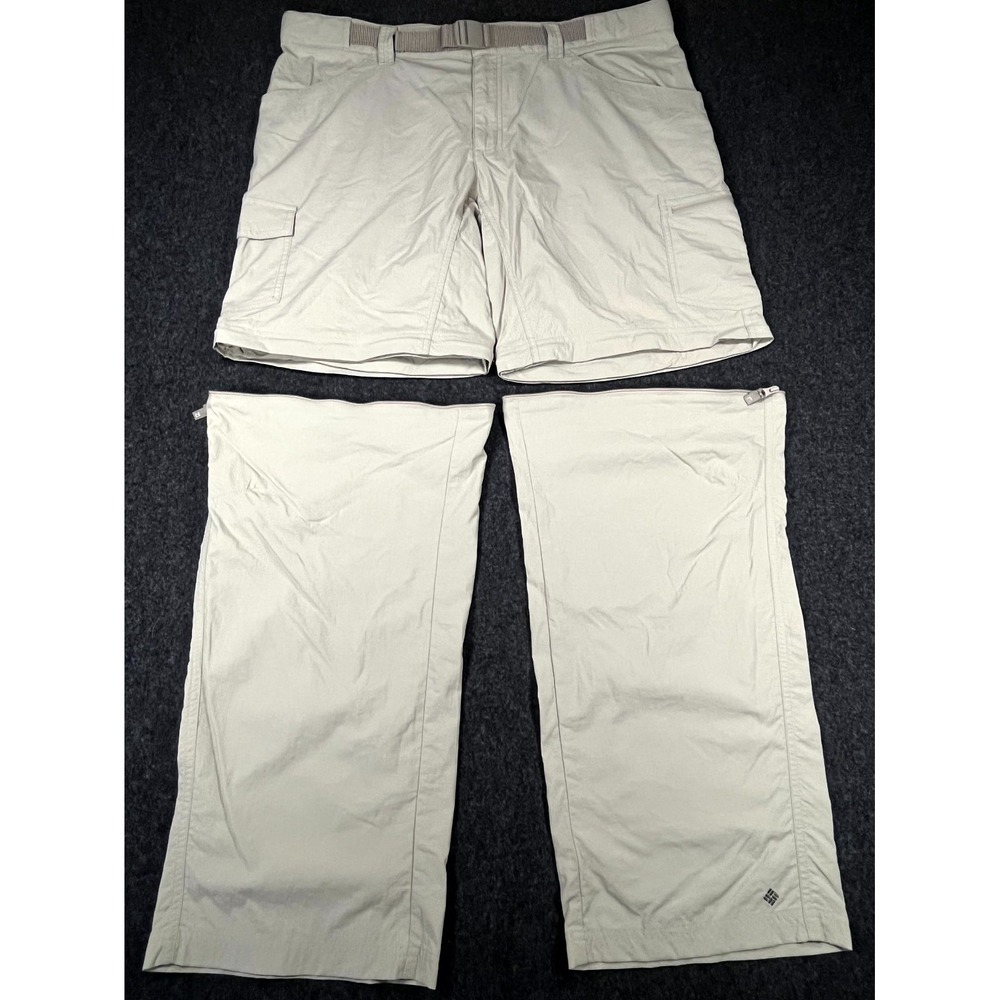 Columbia Y2K‎ Omni Wick Convertible Pants Men 38x30 Khaki Advanced Evaporation